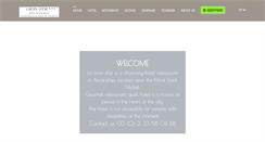 Desktop Screenshot of hotel-restaurant-avranches-croix-dor.com